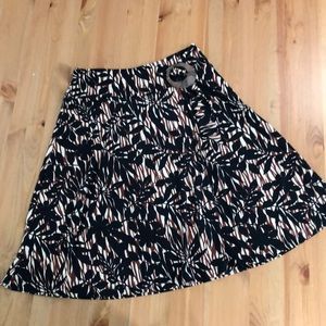 A-line Floral Skirt